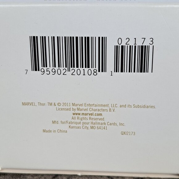 Hallmark Keepsake Ornament Thor 2011 Marvel the Avengers Comics MIB Hero - Picture 11 of 16